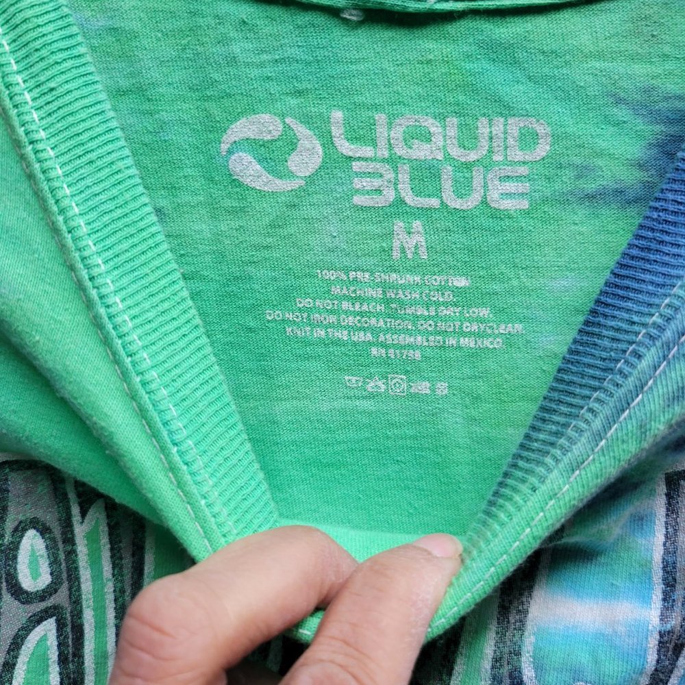 Liquid Blue Tye- Dye Reprint Grateful Dead Tshirt - Picture 3 of 4